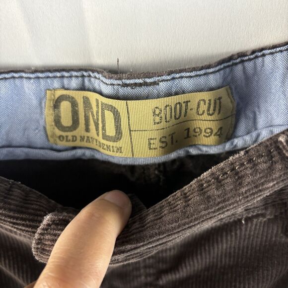 OND Old Navy Men’s Corduroy Jeans 36x30 Pants Brown 36 X 30 - Picture 5 of 12